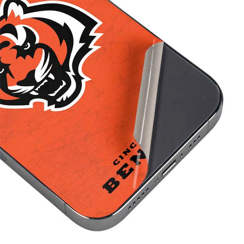 NFL Cincinnati Bengals - Alternate Distressed iPhone 14 Pro Skin