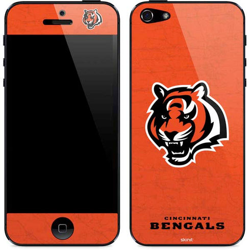 NFL Cincinnati Bengals - Alternate Distressed iPhone 5/5s/5SE Skin