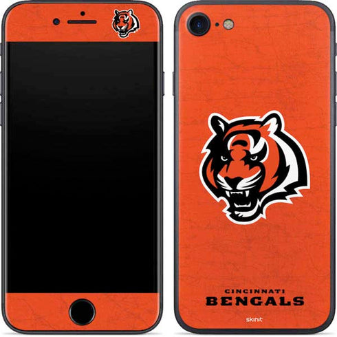 NFL Cincinnati Bengals - Alternate Distressed iPhone SE (2nd & 3rd Gen) Skin