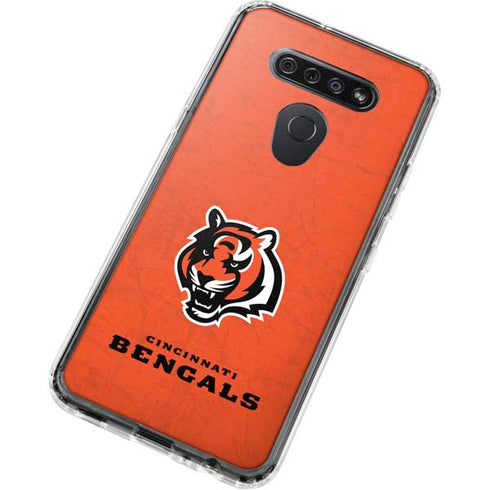NFL Cincinnati Bengals - Alternate Distressed LG K51/Q51 Clear Case
