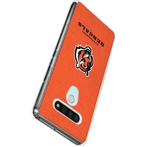NFL Cincinnati Bengals - Alternate Distressed LG Stylo 6 Clear Case