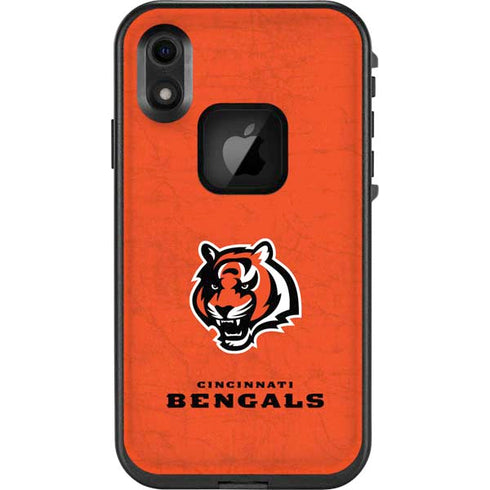 NFL Cincinnati Bengals - Alternate Distressed LifeProof Fre iPhone Skin