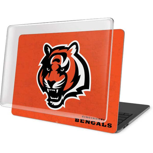 NFL Cincinnati Bengals - Alternate Distressed MacBook Pro 13in (2020) Case plus Skin