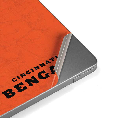 NFL Cincinnati Bengals - Alternate Distressed MacBook Pro 14in (2021-24) Skin