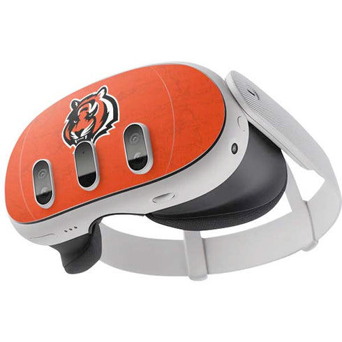 NFL Cincinnati Bengals - Alternate Distressed Meta Quest 3 Skin