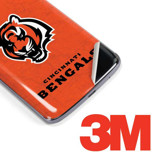 NFL Cincinnati Bengals - Alternate Distressed Moto E5 Plus Skin