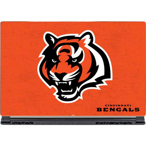 NFL Cincinnati Bengals - Alternate Distressed MSI GS65 Stealth Laptop Skin