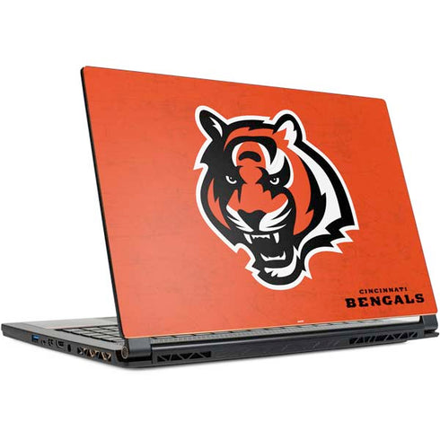 NFL Cincinnati Bengals - Alternate Distressed MSI GS65 Stealth Laptop Skin