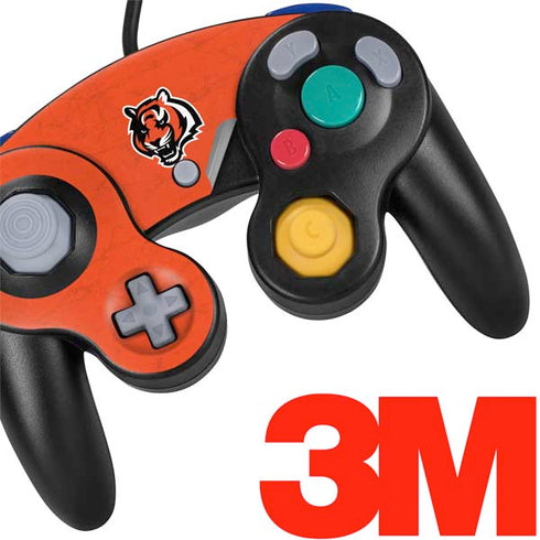 NFL Cincinnati Bengals - Alternate Distressed Nintendo GameCube Controller Skin
