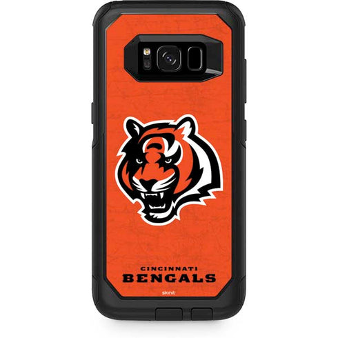 NFL Cincinnati Bengals - Alternate Distressed Otterbox Commuter Galaxy Skin