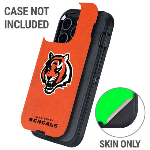 NFL Cincinnati Bengals - Alternate Distressed Otterbox Defender iPhone Skin