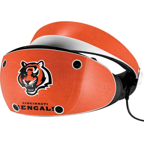 NFL Cincinnati Bengals - Alternate Distressed PlayStation VR2 Skin