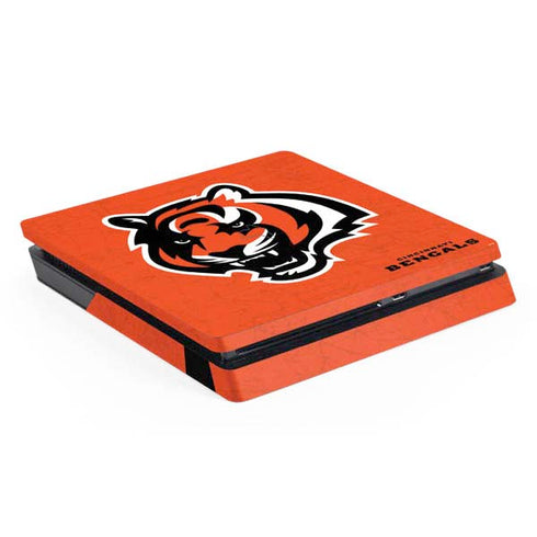 NFL Cincinnati Bengals - Alternate Distressed PS4 Slim Skin