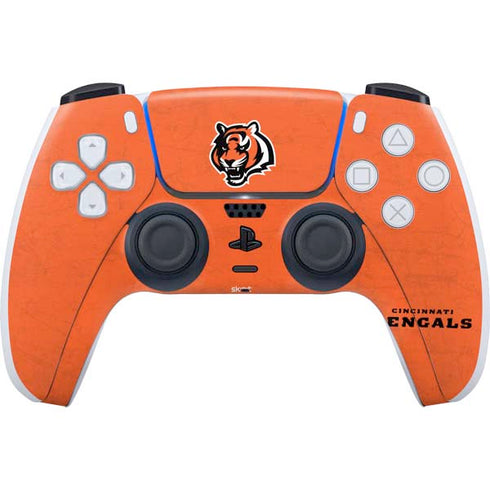 NFL Cincinnati Bengals - Alternate Distressed PS5 Controller Skin
