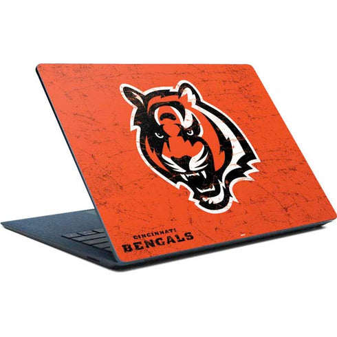 NFL Cincinnati Bengals - Alternate Distressed Surface Laptop Skin