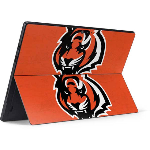 NFL Cincinnati Bengals - Alternate Distressed Surface Pro 6 Skin