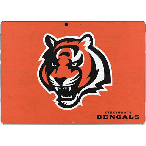 NFL Cincinnati Bengals - Alternate Distressed Surface Pro 8 Skin