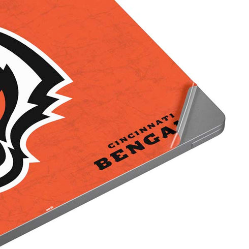 NFL Cincinnati Bengals - Alternate Distressed Universal Laptop 11in (8.8 x 6.2in) Skin