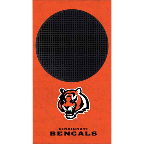 NFL Cincinnati Bengals - Alternate Distressed Xbox Series S Console Skin