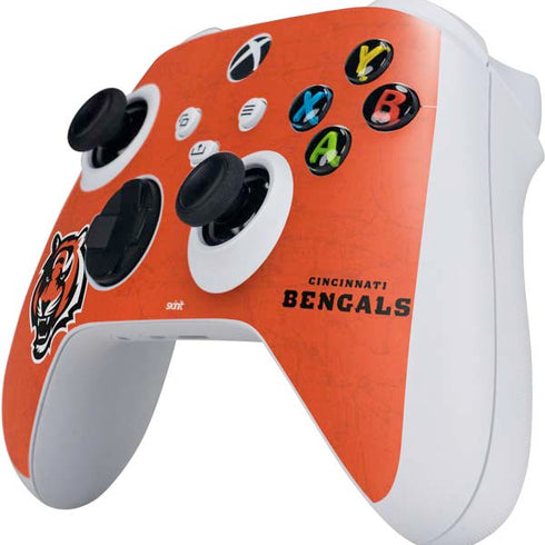 NFL Cincinnati Bengals - Alternate Distressed Xbox Series S Controller Skin