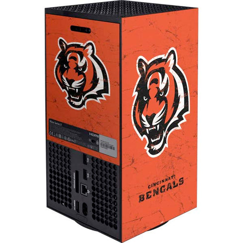 NFL Cincinnati Bengals - Alternate Distressed Xbox Series X Bundle Skin
