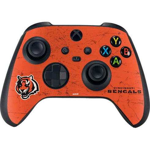 NFL Cincinnati Bengals - Alternate Distressed Xbox Series X Bundle Skin