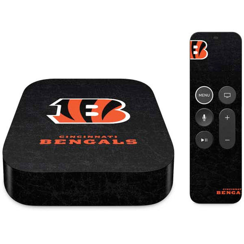 NFL Cincinnati Bengals - Distressed Apple TV Skin