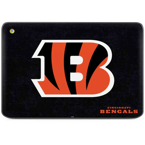 NFL Cincinnati Bengals - Distressed HP Chromebook Skin