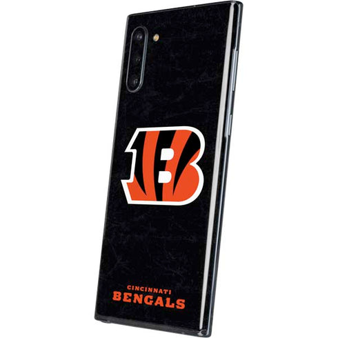 NFL Cincinnati Bengals - Distressed Galaxy Note 10 Skin