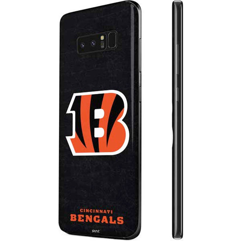 NFL Cincinnati Bengals - Distressed Galaxy Note 8 Skin