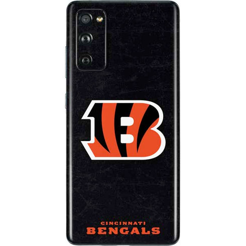 NFL Cincinnati Bengals - Distressed Galaxy S20 Fan Edition Skin