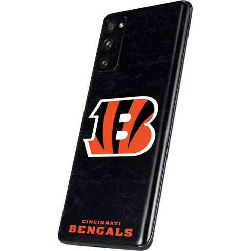 NFL Cincinnati Bengals - Distressed Galaxy S20 Fan Edition Skin
