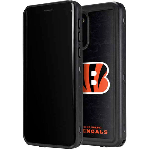 NFL Cincinnati Bengals - Distressed Galaxy S20 Plus Waterproof Case