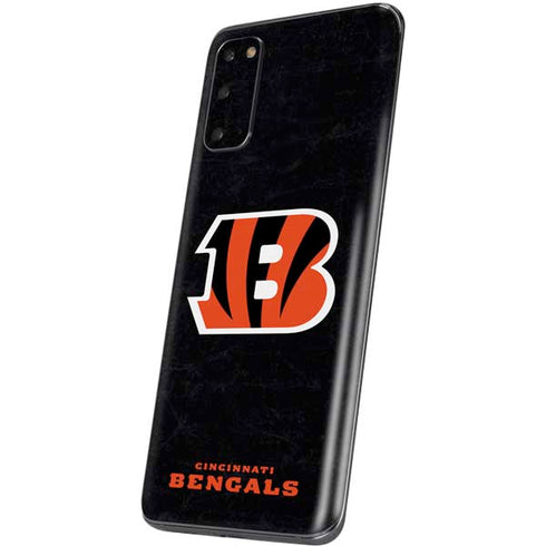 NFL Cincinnati Bengals - Distressed Galaxy S20 Skin