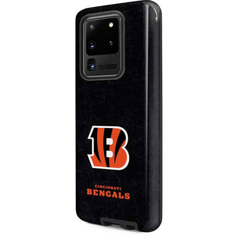 NFL Cincinnati Bengals - Distressed Galaxy S20 Ultra 5G Pro Case