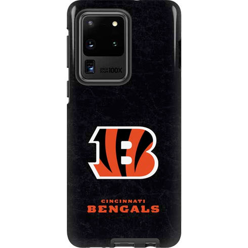 NFL Cincinnati Bengals - Distressed Galaxy S20 Ultra 5G Pro Case
