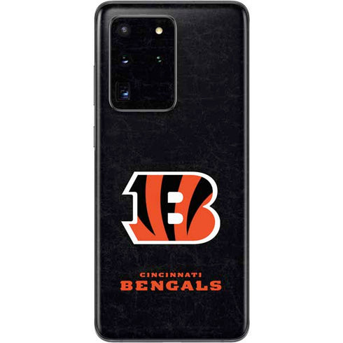 NFL Cincinnati Bengals - Distressed Galaxy S20 Ultra 5G Skin