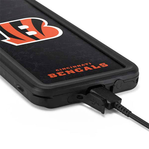 NFL Cincinnati Bengals - Distressed Galaxy S20 Waterproof Case