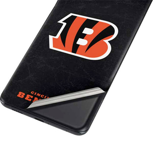 NFL Cincinnati Bengals - Distressed Galaxy S21 5G Skin