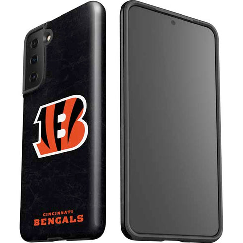 NFL Cincinnati Bengals - Distressed Galaxy S21 Plus 5G Pro Case