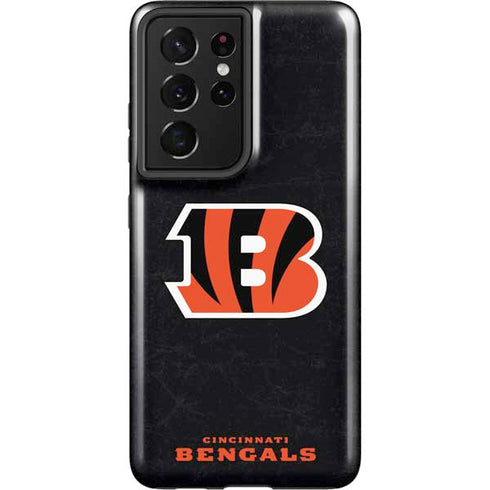 NFL Cincinnati Bengals - Distressed Galaxy S21 Ultra 5G Pro Case