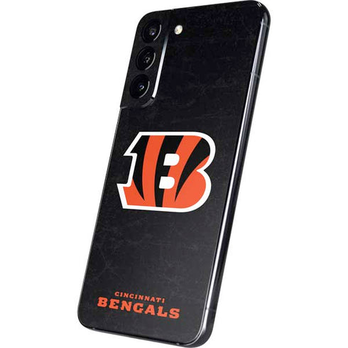 NFL Cincinnati Bengals - Distressed Galaxy S22 Plus Skin