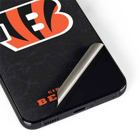 NFL Cincinnati Bengals - Distressed Galaxy S22 Skin