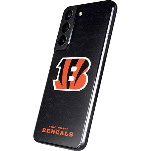 NFL Cincinnati Bengals - Distressed Galaxy S22 Skin