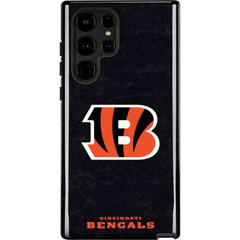 NFL Cincinnati Bengals - Distressed Galaxy S22 Ultra Pro Case