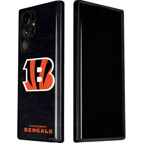 NFL Cincinnati Bengals - Distressed Galaxy S22 Ultra Pro Case