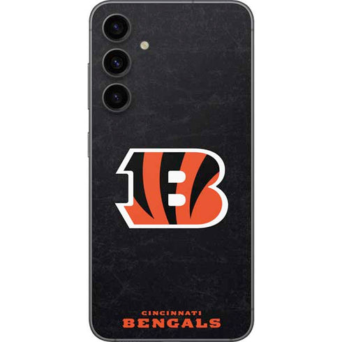 NFL Cincinnati Bengals - Distressed Galaxy S23 FE Skin
