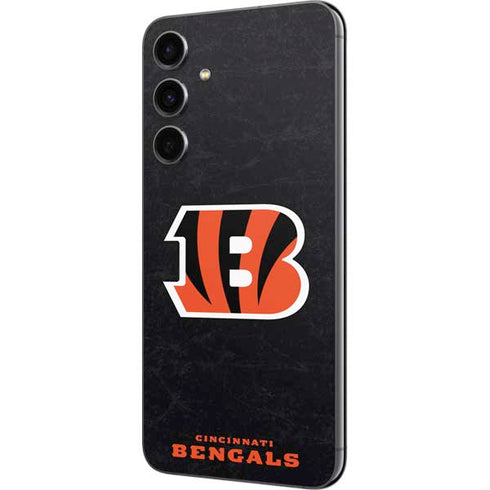 NFL Cincinnati Bengals - Distressed Galaxy S23 FE Skin