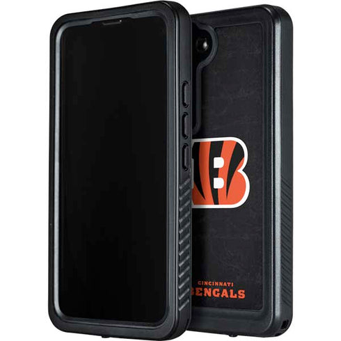 NFL Cincinnati Bengals - Distressed Galaxy S23 Waterproof Case