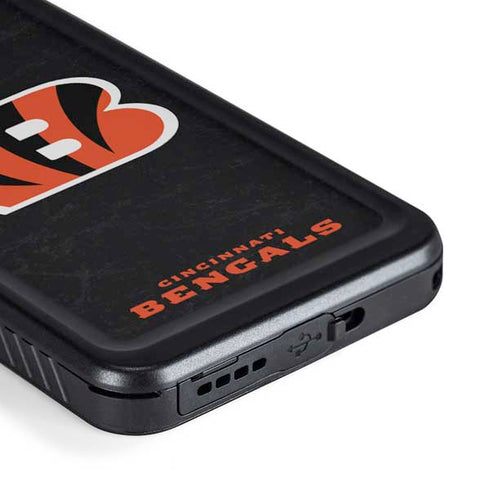 NFL Cincinnati Bengals - Distressed Galaxy S23 Waterproof Case